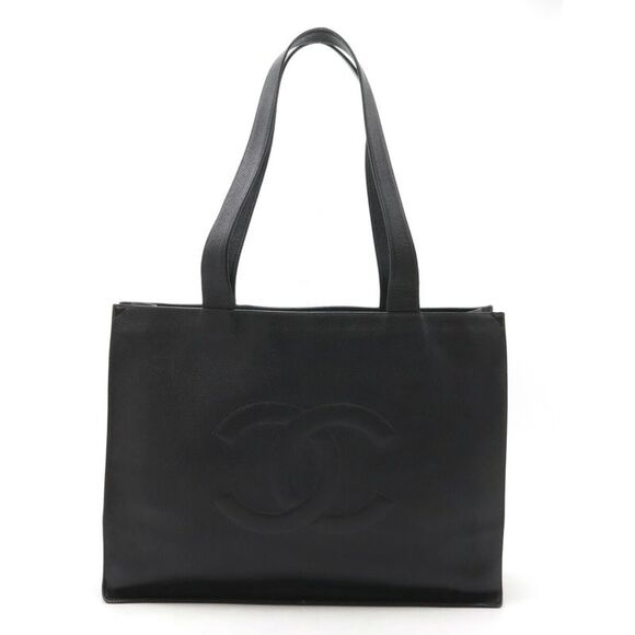 Chanel Caviar Leather Coco Mark Tote Bag - Picture 1 of 8